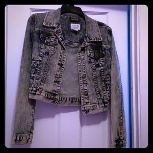 nice jean texture jacket